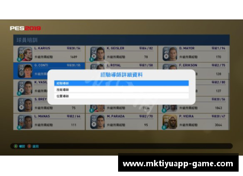 mk体育PES2018：球员技能解析与战术应用